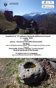 CAI Villadossola - Aspettando la ''21^ Settimana Nazionale dell'Escursionismo'': Tim Shaw al Circolo di Colloro